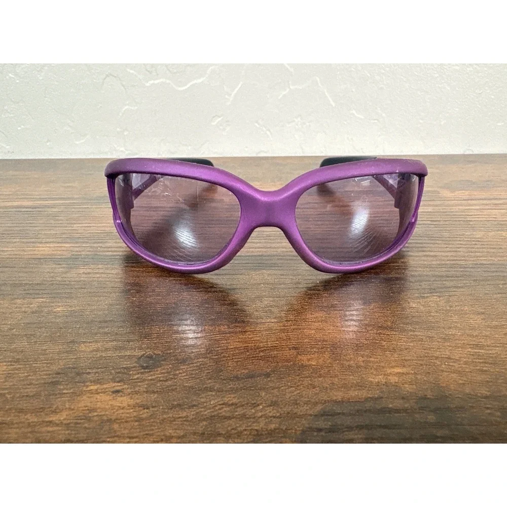 Panama Jack Purple Wrap Sunglasses Sport Shield Y2K Ventilated Frame 11611